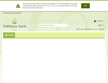 Tablet Screenshot of portugalshop.com